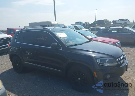 2012 Volkswagen Tiguan Se из США, поврежденный, VIN WVGBV7AX6CW545387